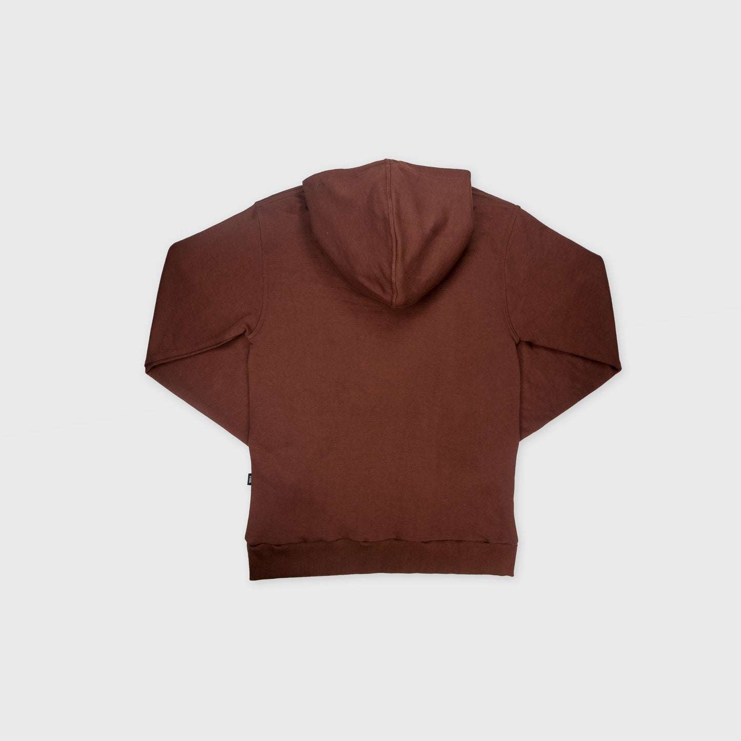WHITE TERK CHOCOLATE HOODIE WITH EMBROIDERED LOGO