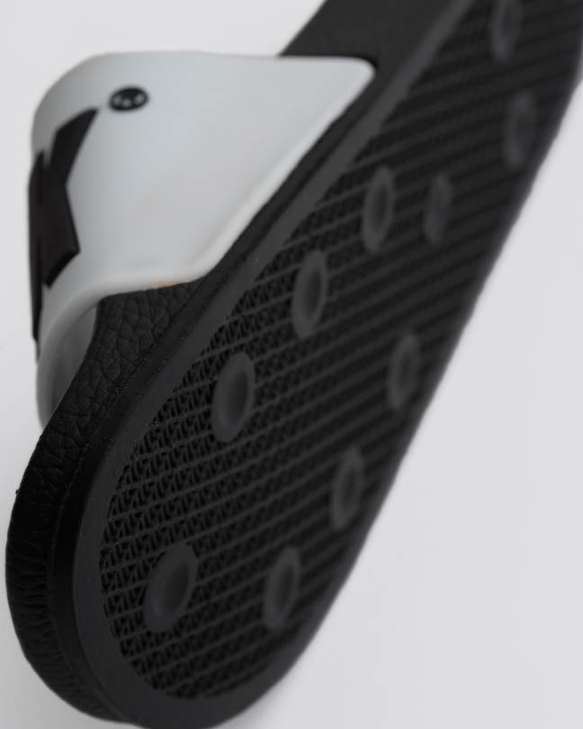 WHITE 3D BLACK TERK LOGO SLIDE