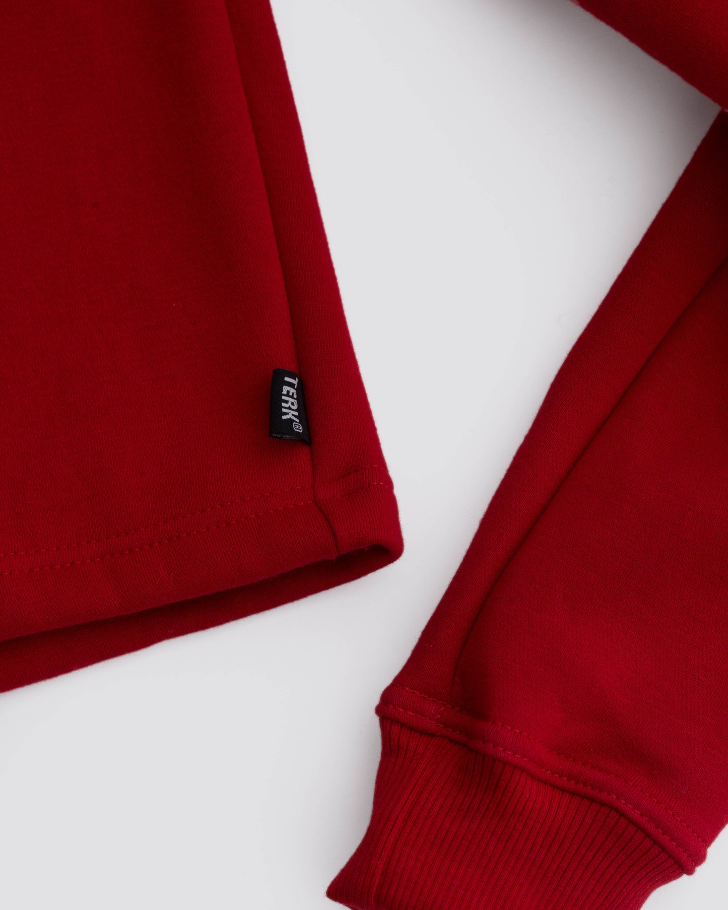 BLACK TERK RALLY CROP HOODIE