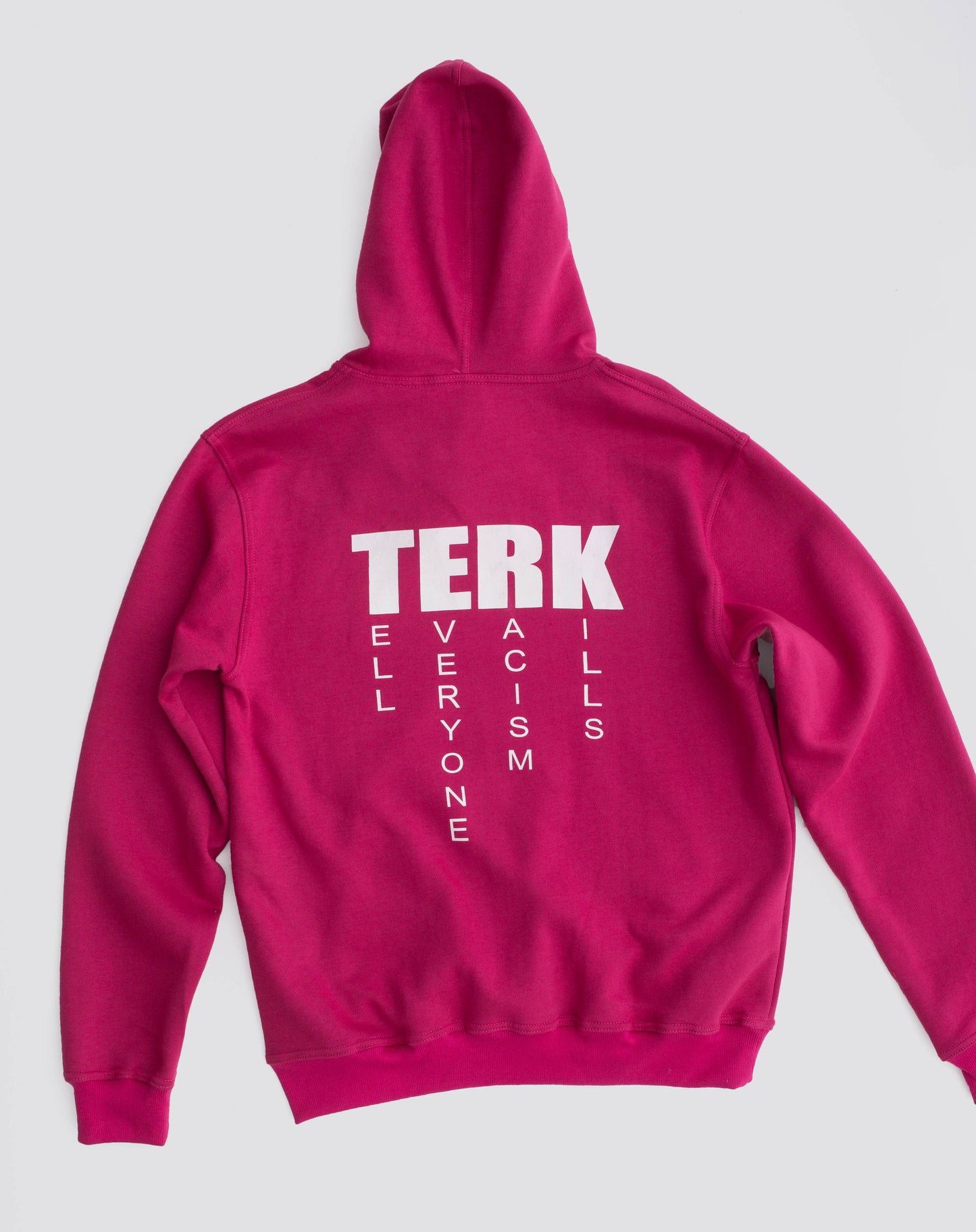 T.E.R.K. LOGO PINK HOODIE