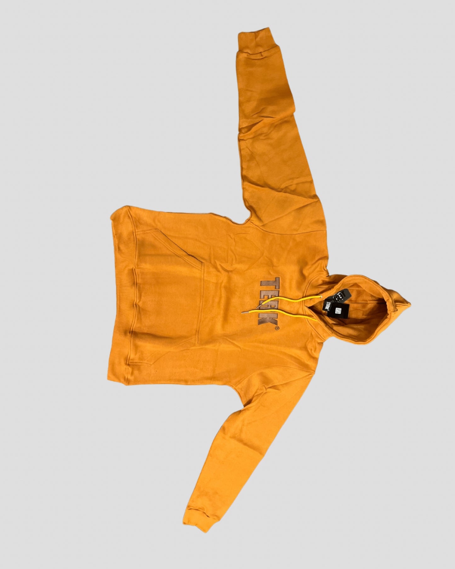 BROWN TERK embroidery logo NUDES HOODIE
