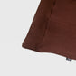 BROWN TERK CHOCOLATE CREWNECK WITH EMBROIDERED LOGO