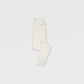 VANILLA SWEATPANTS WITH WHITE TERK EMBROIDERED LOGO