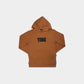 BLACK TERK SADDLE HOODIE WITH EMBROIDERED LOGO