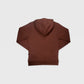 BLACK TERK CHOCOLATE HOODIE WITH EMBROIDERED LOGO