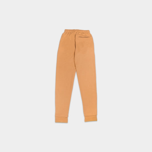 CAMEL SWEATPANTS WITH BLACK TERK EMBROIDERED LOGO
