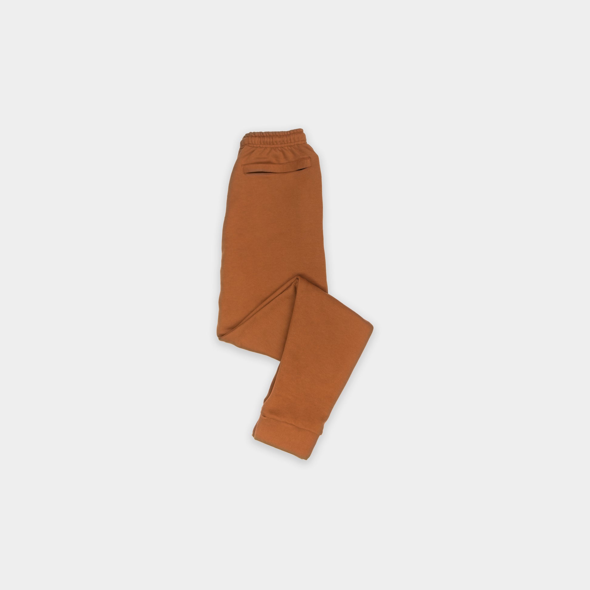 SADDLE SWEATPANTS WITH BROWN TERK EMBROIDERED LOGO
