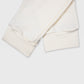 VANILLA SWEATPANTS WITH WHITE TERK EMBROIDERED LOGO