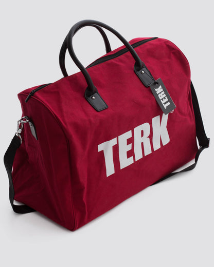 TERK RED DUFFLE BAG
