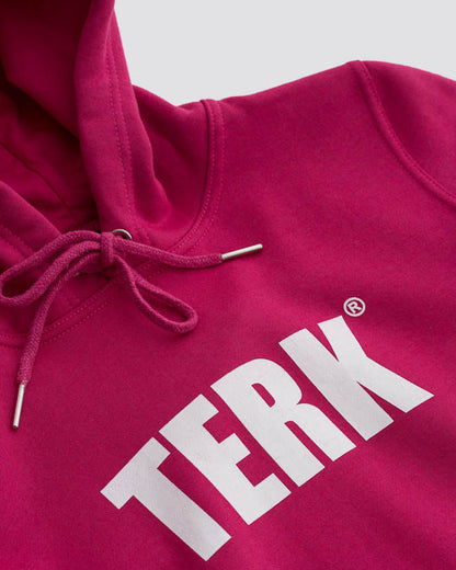 WHITE TERK LOGO HOODIE