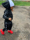 TERK® Kids Repeat Logo Tape Tracksuit Pants