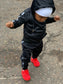 TERK® Kids Repeat Logo Tape Tracksuit Pants