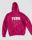 T.E.R.K. LOGO PINK HOODIE