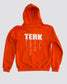 T.E.R.K. LOGO ORANGE HOODIE