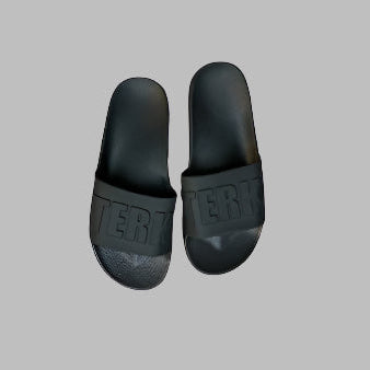 BLACK 3D BLACK TERK LOGO SLIDE