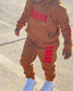 2-Piece RED HUMANRIGHT HOODIE & PANTS SET