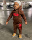 2-Piece RED HUMANRIGHT HOODIE & PANTS SET